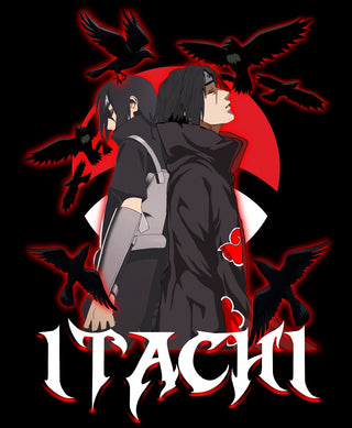 Itachi Uchiha Backprint x Naruto x Oversized Hoodie Premium