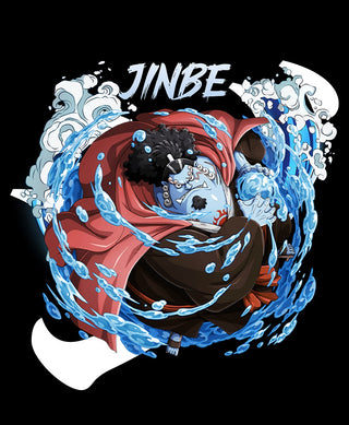 Jinbee Backprint x One Piece x Oversized Hoodie Premium