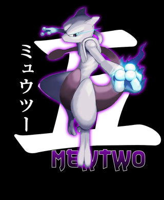 Mewtwo Backprint x Pokemon x Oversized Shirt Premium