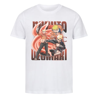 Naruto Uzumaki / Naruto / Exclusive Anime-Collection /  Basic Organic Premium Shirt Realising he could not avoid using Kurama