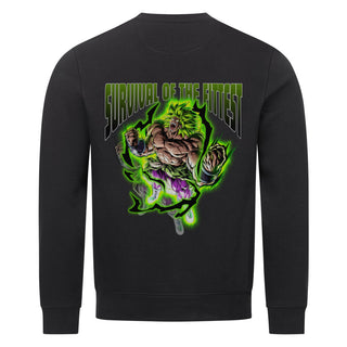Broly Survival of the Fittest Backprint / DBZ / Exclusive Anime-Collection /  Organic Sweatshirt Premium Curse of the Blood RubiesSleeping Princess in Devil