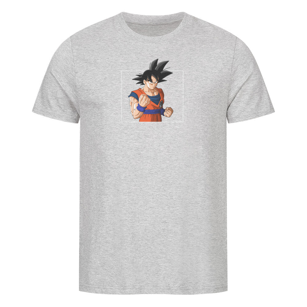 Son Goku / Drunken Master / Naruto / Premium Organic Basic Shirt Son Goku (孫そん悟ご空くう Son Gokū, Japanese pronunciation: [sõŋgokɯː]), born Kakarot (カカロット Kakarotto, Japanese pronunciation: [kakaɾot̚to]), is a Saiyan raised on Earth and the main protagonist of the Dragon Ball series. He is the second child and youngest son of Bardock and Gine, the husband of Chi-Chi, and the father of Gohan and Goten.