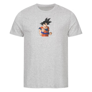 Son Goku / Drunken Master / Naruto / Premium Organic Basic Shirt Son Goku (孫そん悟ご空くう Son Gokū, Japanese pronunciation: [sõŋgokɯː]), born Kakarot (カカロット Kakarotto, Japanese pronunciation: [kakaɾot̚to]), is a Saiyan raised on Earth and the main protagonist of the Dragon Ball series. He is the second child and youngest son of Bardock and Gine, the husband of Chi-Chi, and the father of Gohan and Goten.