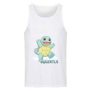 Squirtle x Premium Organic Tanktop , Shiggy Merch, Pokemon Merchandise, Pokemon Streetwear,  Pokemon Unterhemd,  Along with Bulbasaur and Charmander, Squirtle is one of the three starter Pokémon of Kanto available at the beginning of Pokémon Red, Green, Blue, FireRed, and LeafGreen.